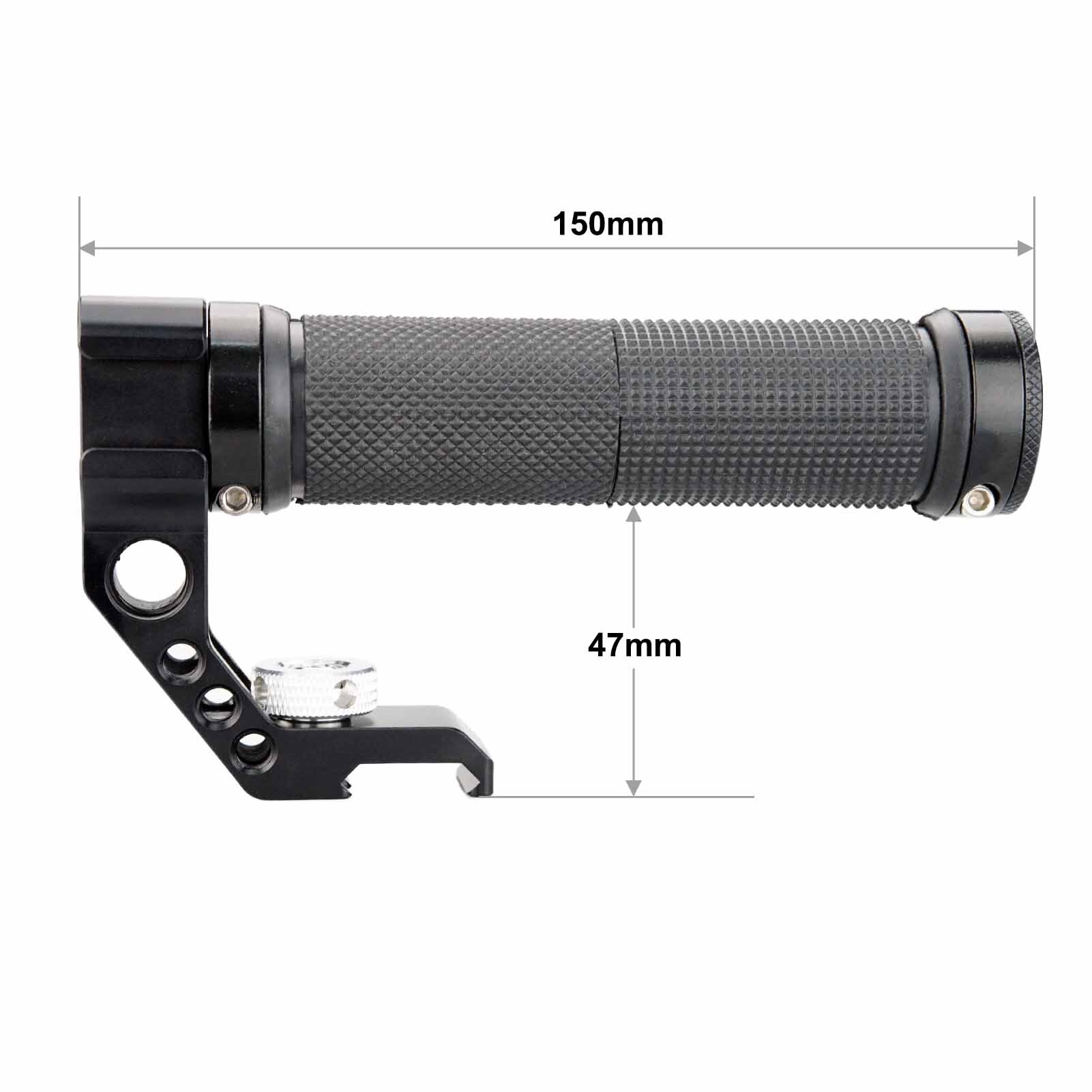 MAGICRIG Camera Rig NATO Top Handle Kit with NATO Rail Triple Cold Shoe Mounts for DSLR Camera Cages