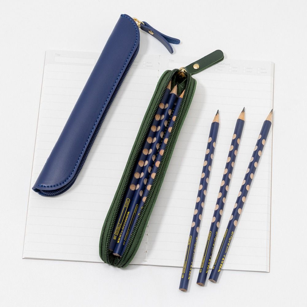 Bureau-organizer, etui voor vulpennen, handgemaakte waterdichte leren pennenbeschermhoes, luxe pennenetui, pennenhoes