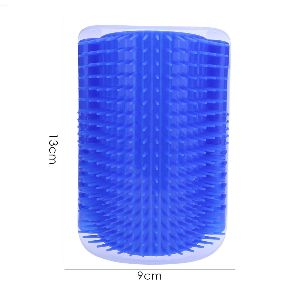 Cats Brush Corner Cat Massage Self Groomer Comb Brush Cat Rubs the Face with a Tickling Comb Cat Product Comb: Blue	B