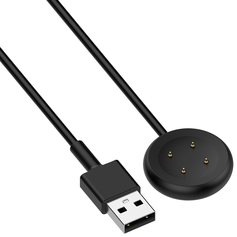 Cargador rápido para Google Pixel Watch 2 Cable de carga USB para Google Watch2 USB-A Imán de carga: Negro