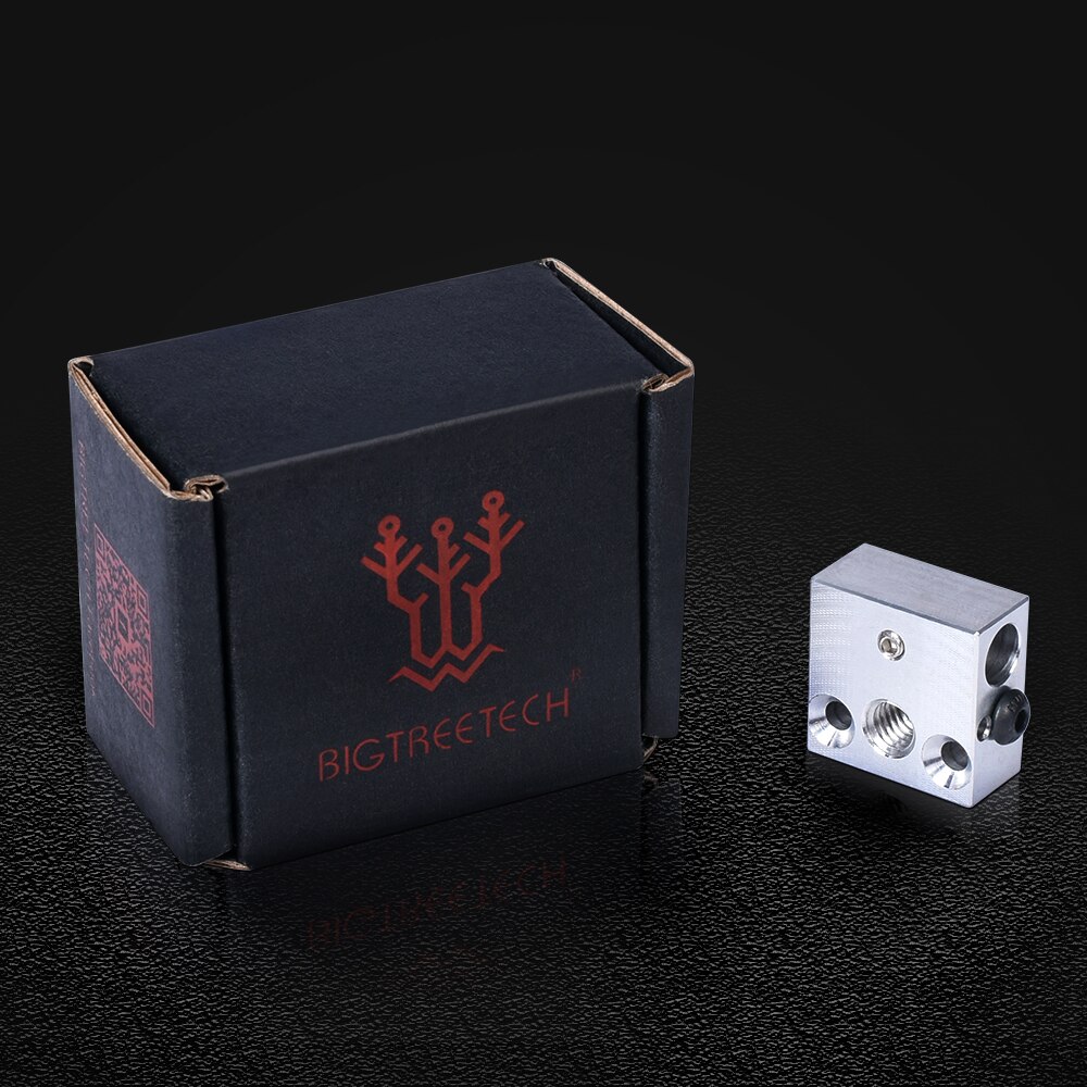 CR10 Heater Block For Micro Swiss Cr10 Hotend Creality Ender 3 Mk7/Mk8/Mk9 Silicone Sock Nozzle J-head Extruder