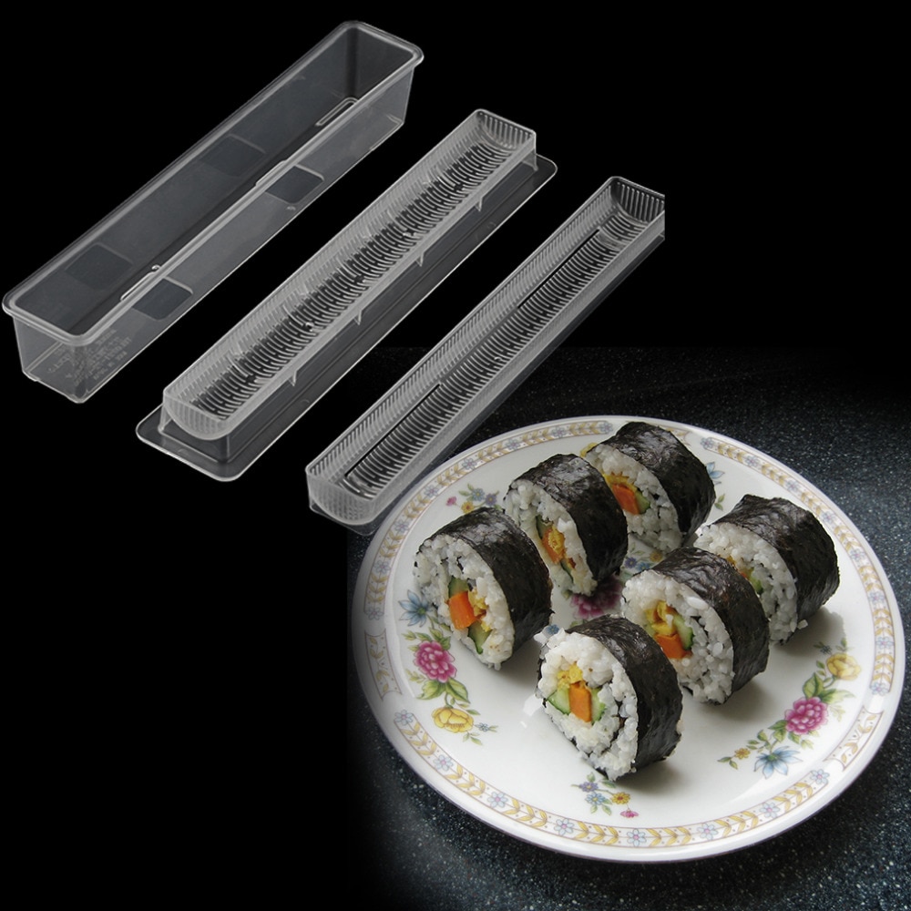 Aankomst Sushi Roll Rijst Maker Mould Roller Mold Diy Non-stick Chef Keuken Gereedschap