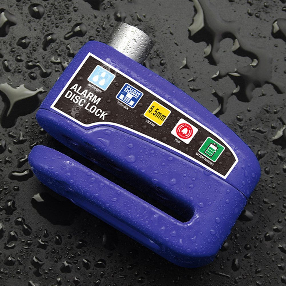 Motorslot met sleutels Aluminium waterdicht remslot Veiligheid Anti-diefstal Fiets Scooter Alarmwiel Schijfremslot ﻿