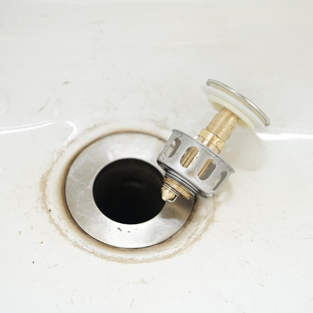 Luxe Sink Up Drain Stopper Wastafel Badkamer Toilet Messing Bad Plug Wastafel Keuken Cap Bounce Core Accessoires W0J9
