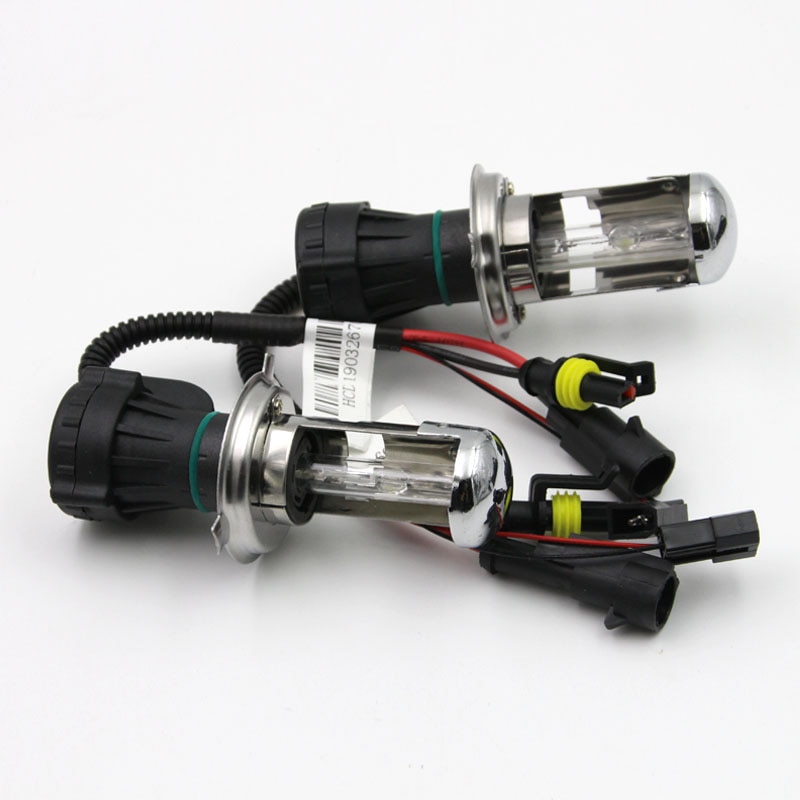 Juego de faros de coche de 12V, 55W, H4 bi-xenon pro, kit de Xenón HID de canbus H4-3, Kit hid alto/bajo 3000K 4300K 6000K 8000K 10000K 12000K