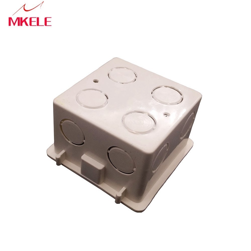 Mounting Box 86*86mm wall Cassette Universal White Wall for Wall Switch and Plastic Enclosure Socket Back Box Outlet 86mm