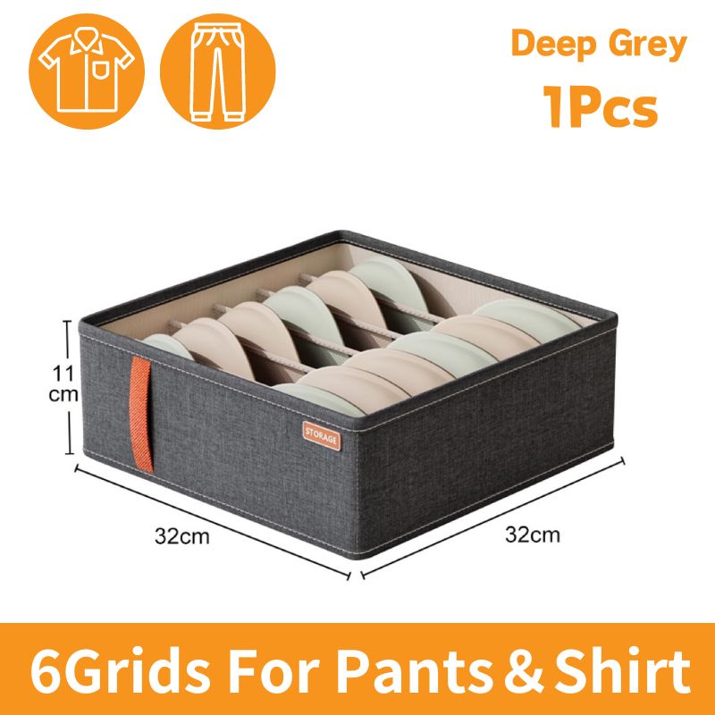 Organizery robić szuflad szafek Skarpetki Organizer bielizny Pudełko robić sypialni Szafa Organizer ubrań na bieliznę Organizer robić przechowywania skarpet: Ciemny khaki