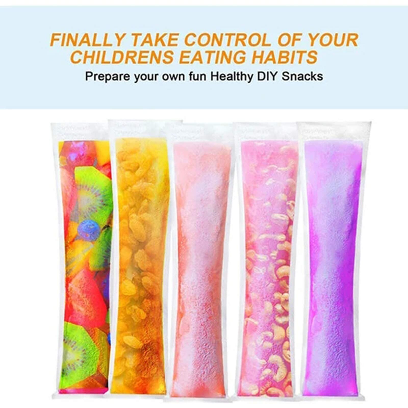 Diy Ice Maker Met 20 Pack Wegwerp Ice Popsicle Mold Tassen