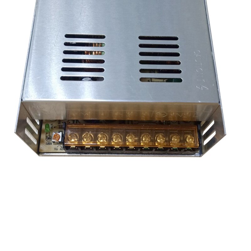 Fuente de alimentación conmutada regulada de 12V 360W 30A para CCTV, Radio, proyecto de computadora, luces de tira LED, impresora 3D