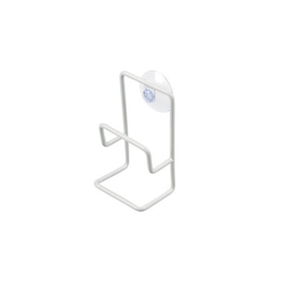 Rejilla de drenaje para fregadero de Metal, organizador con ventosa para cocina, soporte de secado y almacenamiento de esponja, 1 Uds.: Blanco
