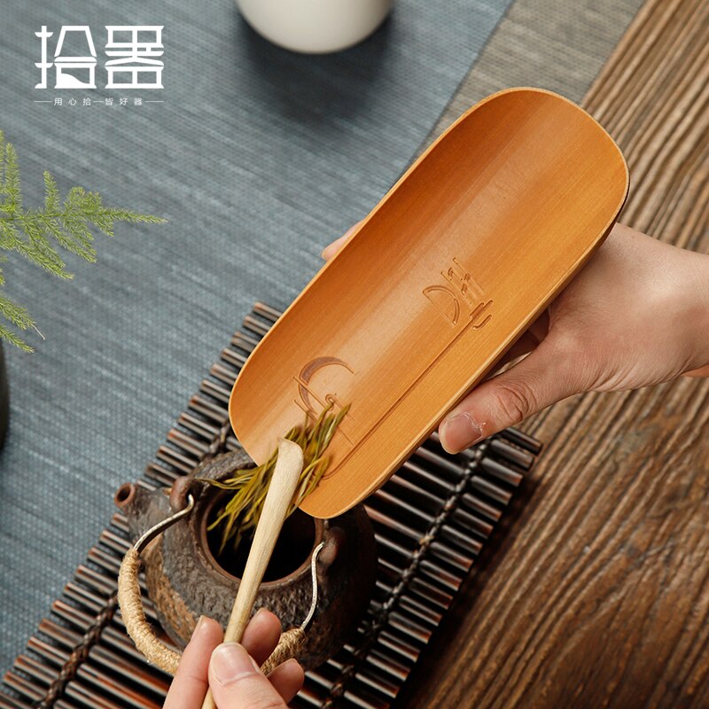 Thé sculpté en bambou fait à la main, fait de bambou naturel, tasse à thé Lotus Zen, accessoires pour service à thé