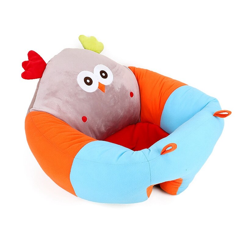 Chivry-canapé pour bébé | Chaise d'apprentissage pour bébé en peluche PP, chaise d'alimentation en coton, mignon dessin animé pour enfants, siège doux, pour 0-3T: Style 2