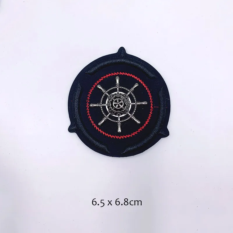 Parches bordados de cuero y Metal negro 3D para ropa, sin pegatina para planchar, coser en ropa, corona, abeja, tigre, Lobo, rayas de roca: Caqui