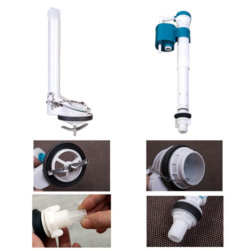 Inlet Valve Bottom Entry Shank Inlet Valve Adjustable Flush Push Button Water Tank Valve