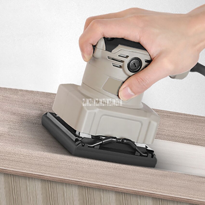 KY9001 Electric Flat Sander Woodworking Polisher Sandpaper Machine Furniture Wood Paint Grinding Machine Putty Polishing Machine