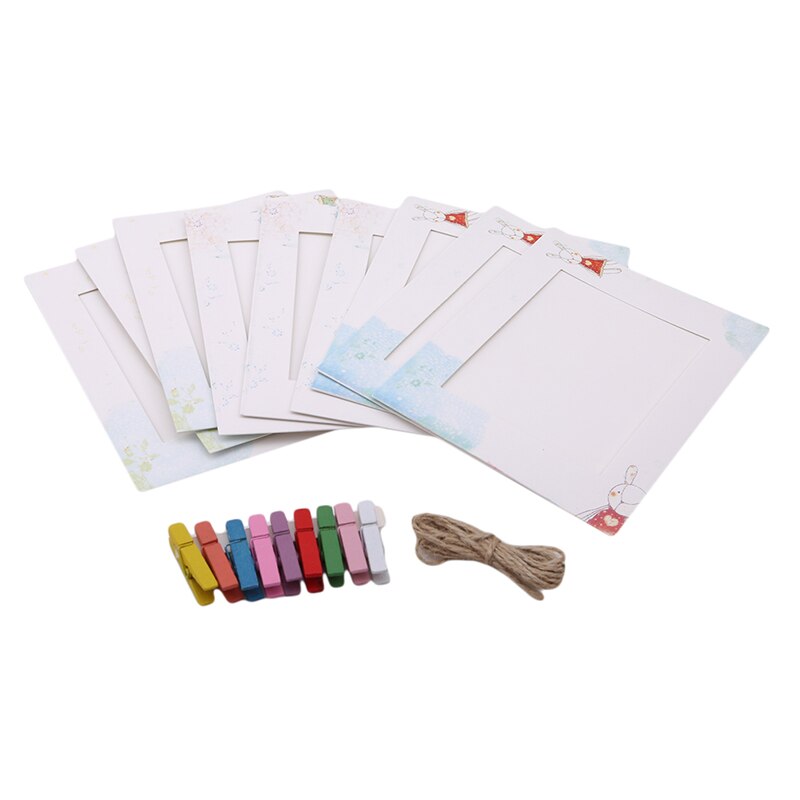 DIY Home Wall Decor Wall Hanging Cartoon Animals Paper Photo Frame For Baby Wedding Photo Frame: Animal