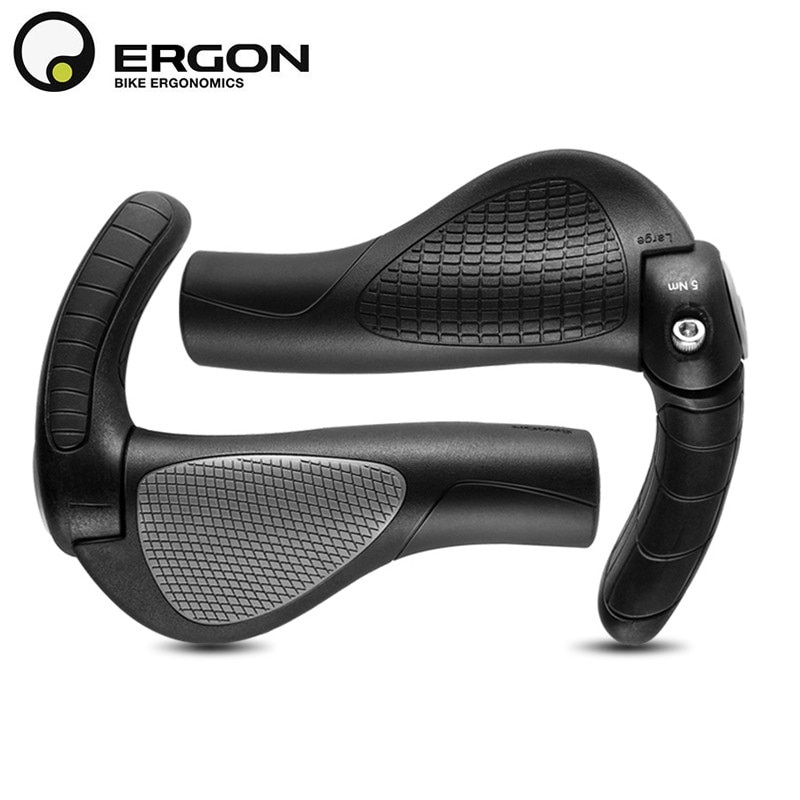 Ergon Bicycle Handlebar Grips GP1 GP3 MTB Road Bike Bar End Mount Clamp Handle Grip Ergonomics Rubber Cycling Parts Lock Grips