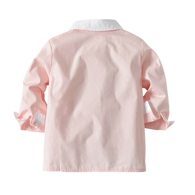 Conjunto de ropa para bebé, traje de caballero, camisa rosa con pajarita + Pantalones, ropa para de boda, chico guapo, ropa para niño