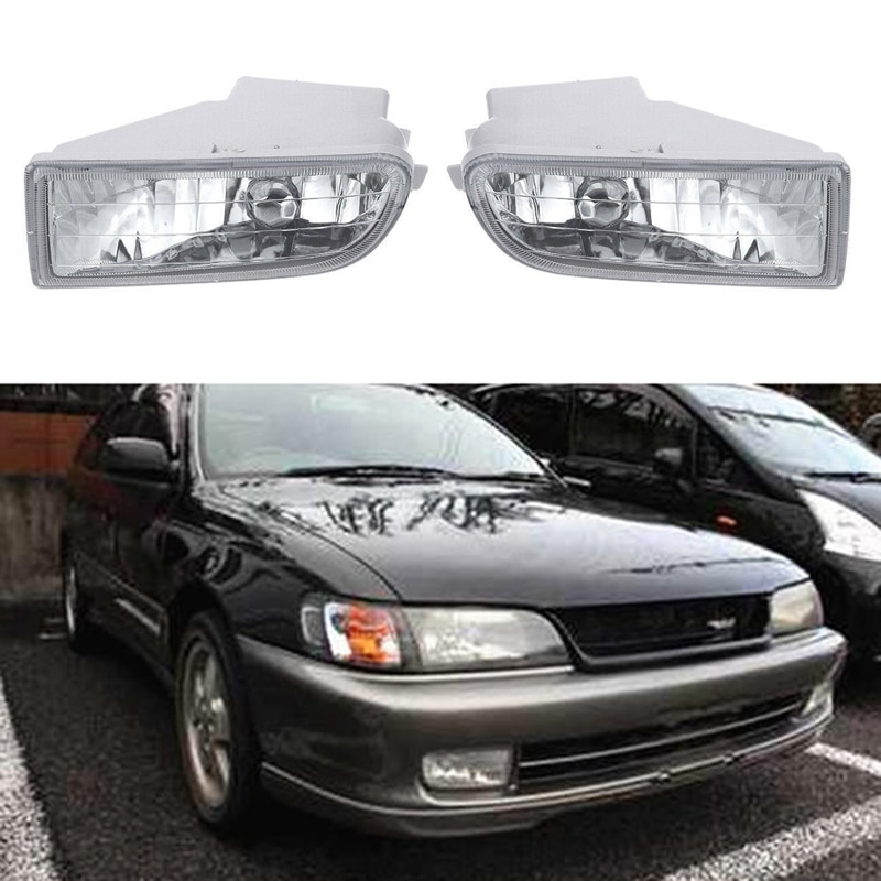 Front Bumper Fog Lights W Bulb for Toyota Corolla AE100 AE101 93-97 A1649060451