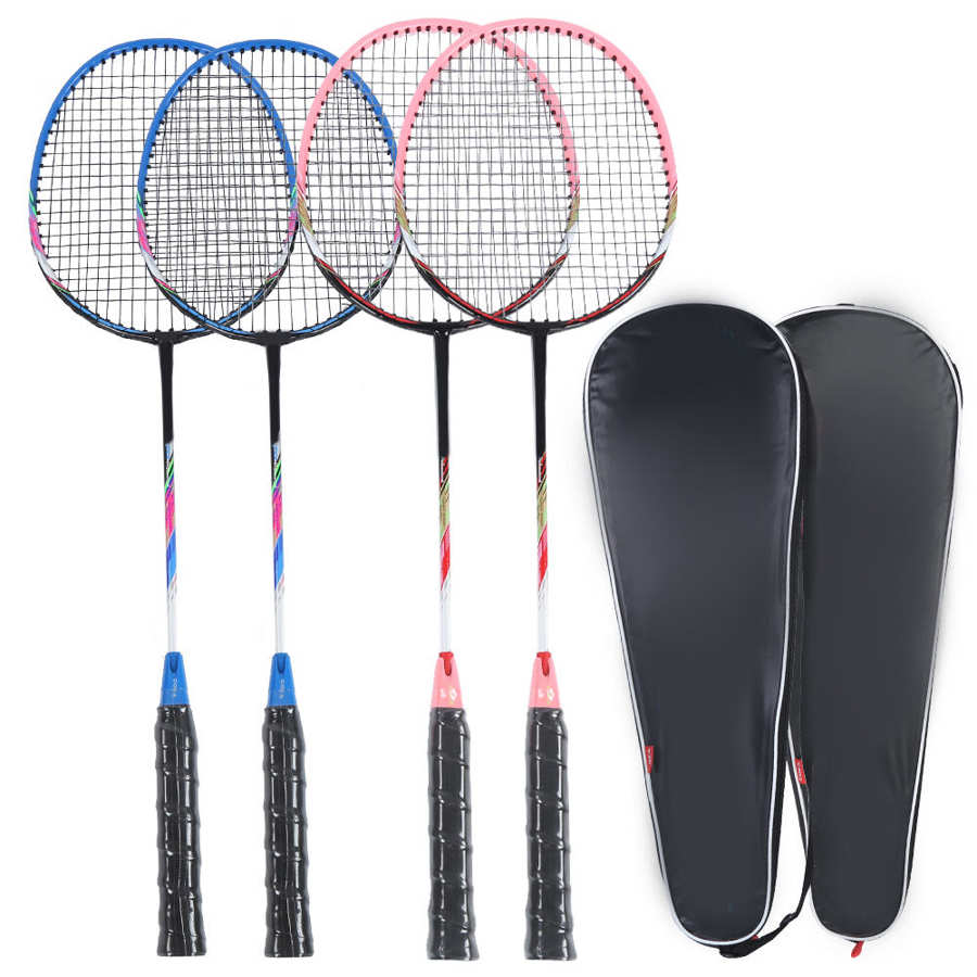 Badminton Rackets M-70 Sport Badminton Racket for Adult Male Female Beginner Offensive Training Suit String Badminton Training