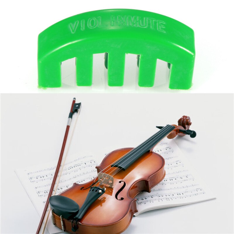 1 Pcs Ultra Mute Heavy Rubber 4/4 Akoestische Viool Fiddle Praktijk Zwart Viool Gereedschap Viool Mute