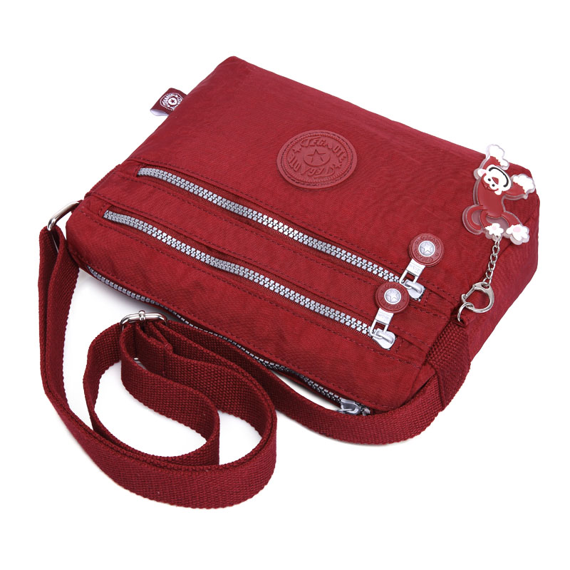 TEGAOTE Small Shoulder Bags Female Solid Mini Bags Handbags Women Famous Zipper Flap Nylon Beach Crossbody Bag Sac A Main