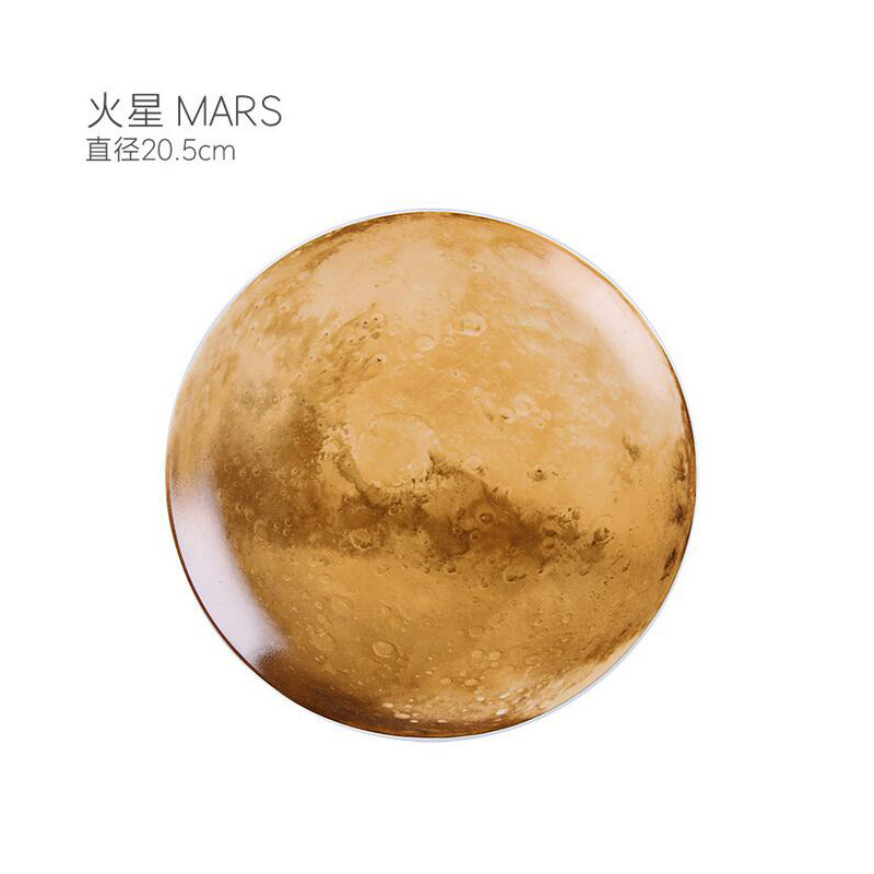 6/7/8 Inch Planetaire PlateDish Space Universe Serie Planeet Decoratieve Opknoping Plaat Creatieve Huis Muur Decor Items: 3