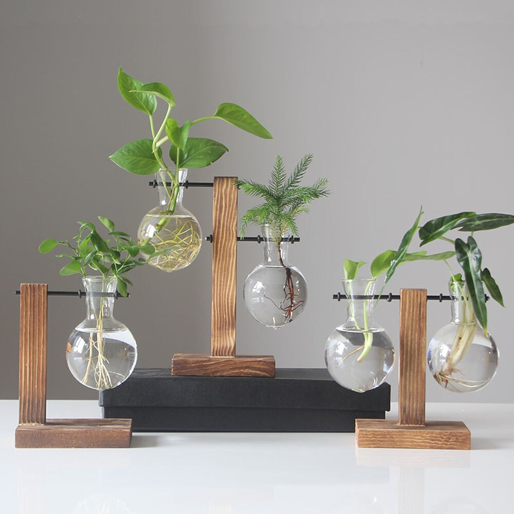 Rahmen Glas Vase Terrarium Hydrokultur Liefert Ornamente Dekoration Tabletop Pflanzen Hause Bonsai Zubehör Terrarium Vasen