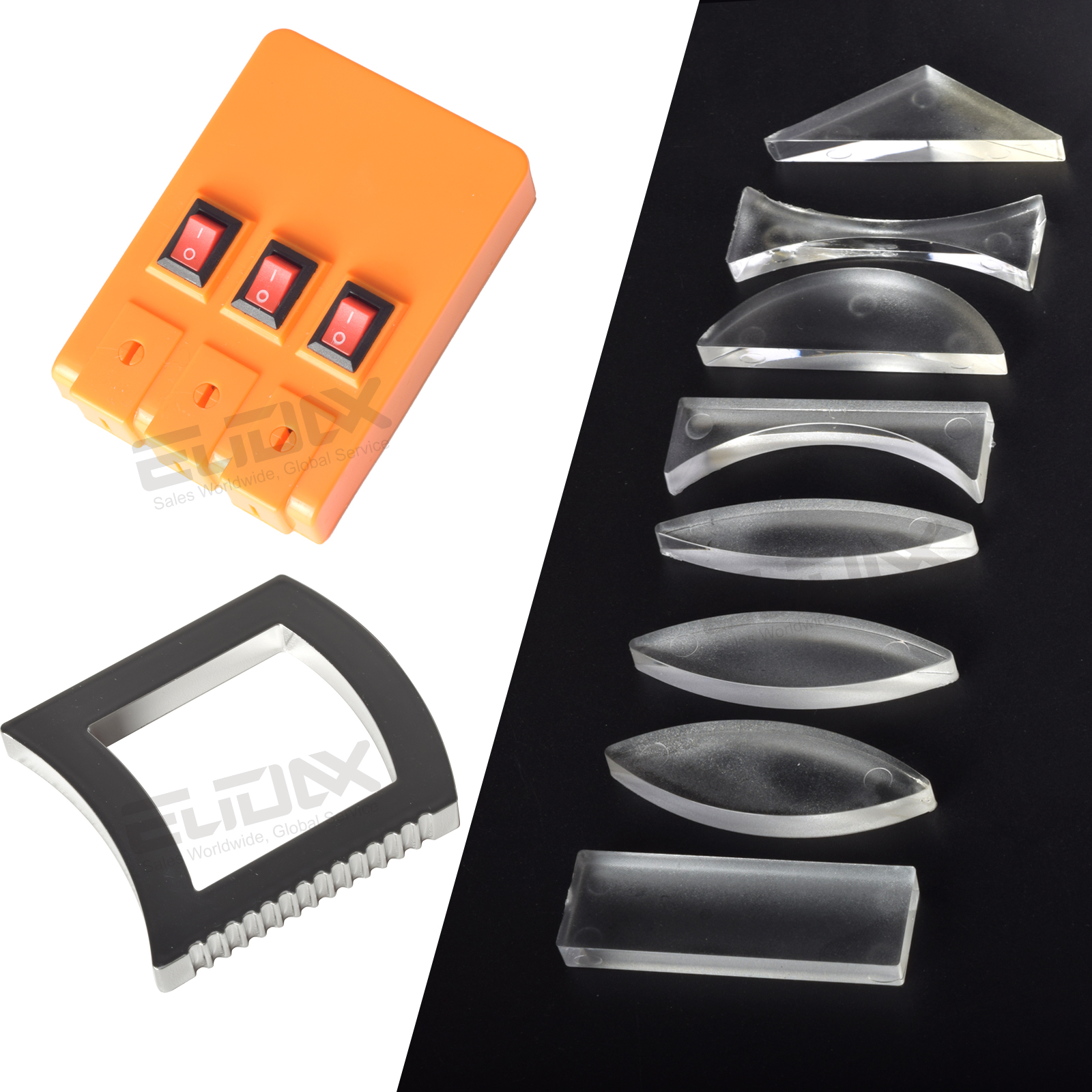 Kit de experimentos de óptica geométrica física, herramientas educativas de reflexión y refracción de luz, prisma de lente para estudiantes y profesores
