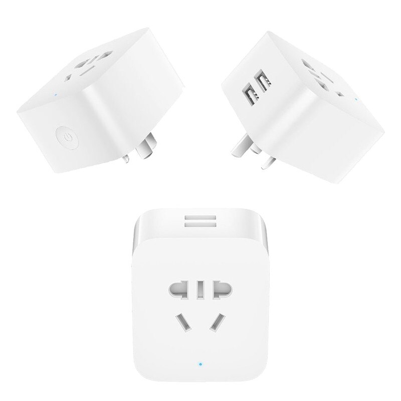 Original Xiaomi mijia Smart Socket Plug Dual USB with Bluetooth Gateway WIFI Socket Power Adapter Wireless Remote by APP mi home