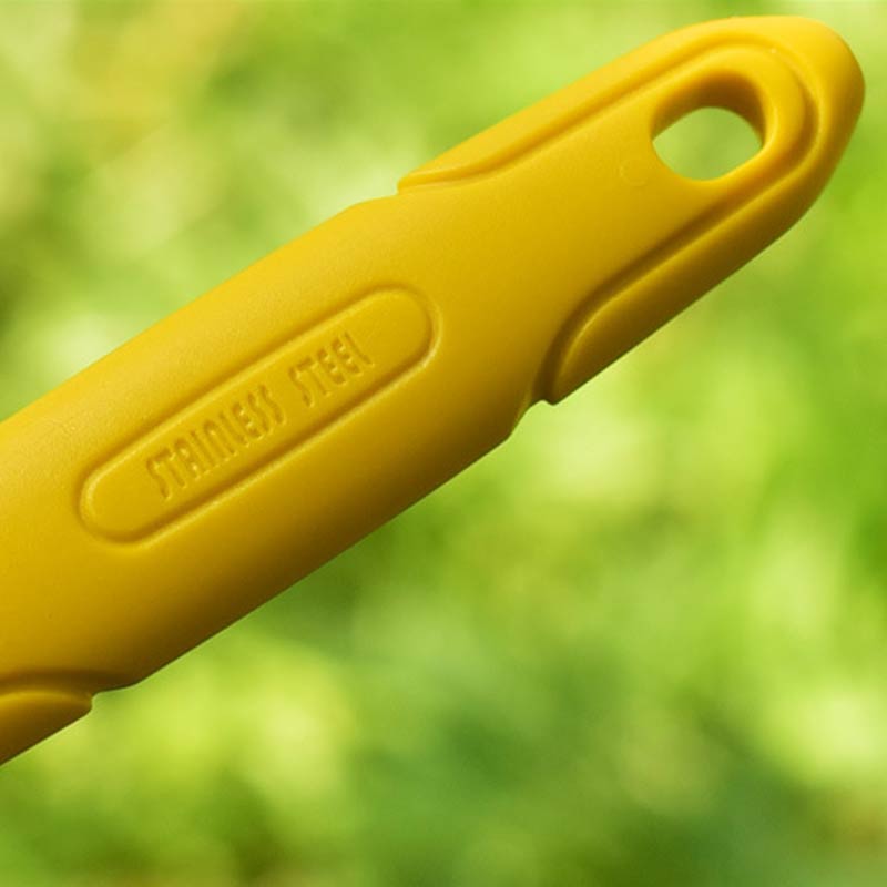 Stainless Steel Grass Sickle with Plastic Handle Gardening Weeding Tool for Garden Grass Sickle Root Hook Root Puller Weeders