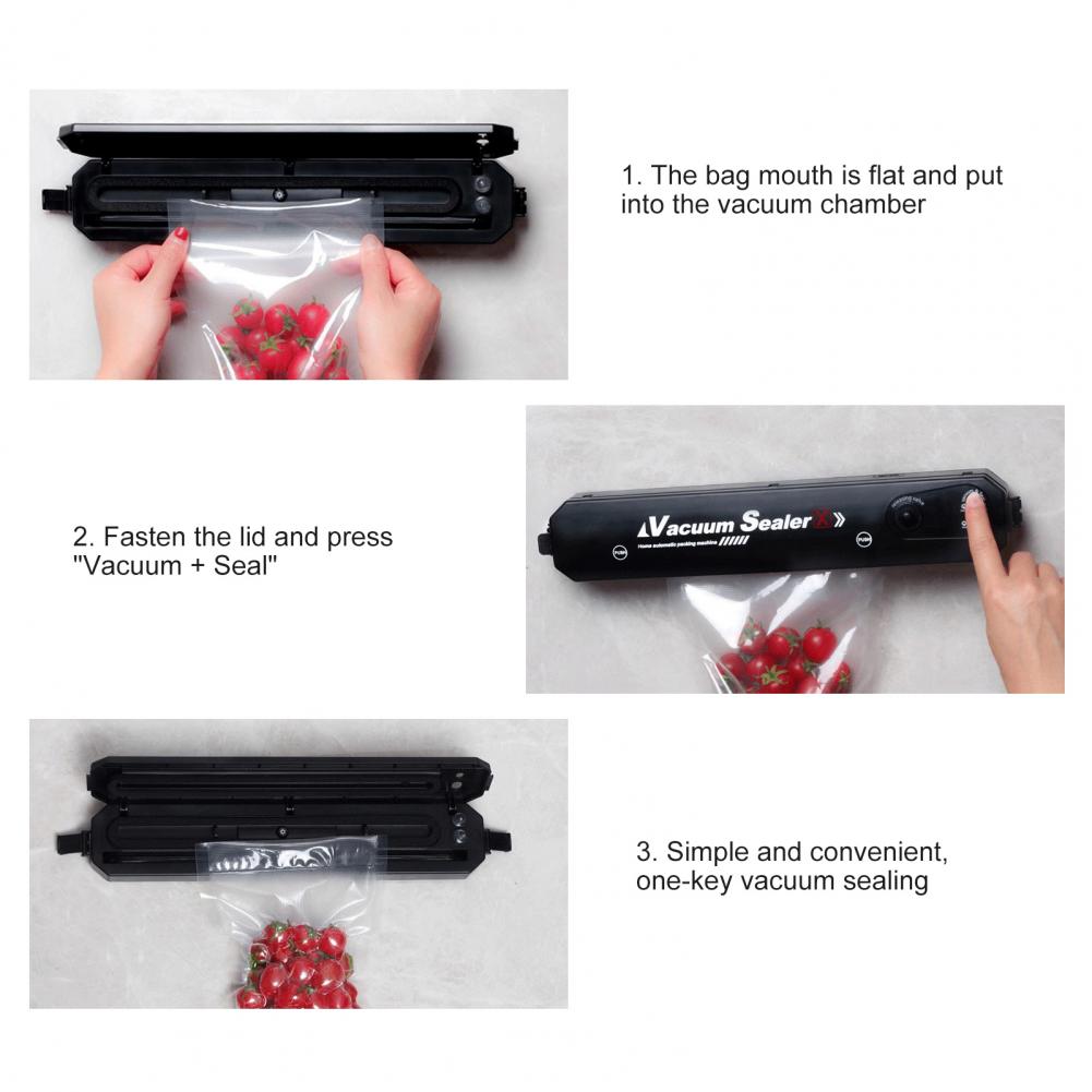 Automatic Vacuum Sealer Food Preservation Kitchen Smart Food Vacuum Sealing Packaging Machine Vacuum Food Sealer Kitchen Tool
