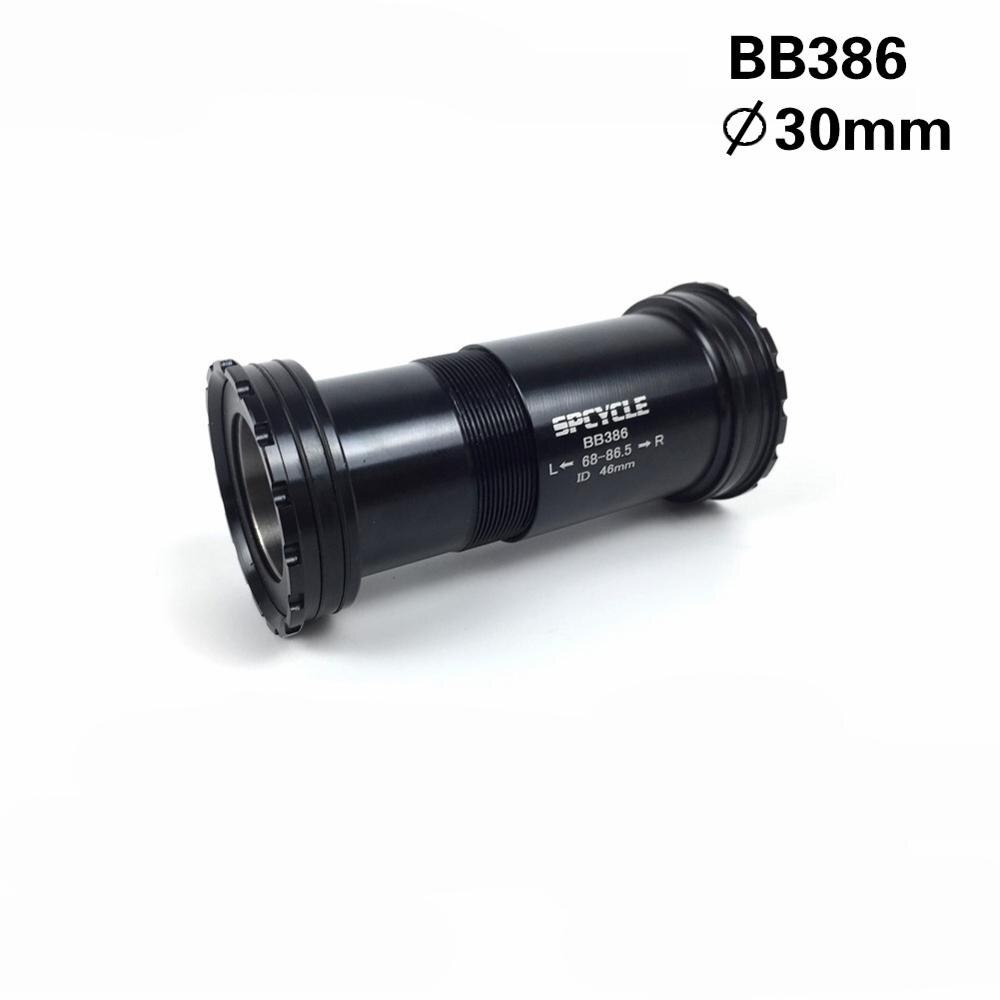 Spcycle BB386 EVO PF30 30 30, prensa de bicicleta compatible con eje de pedalier para bicicleta de montaña, de carretera, para Sram/Rotor/FSA 30mm, juego de platos y bielas: BB386 30mm Black