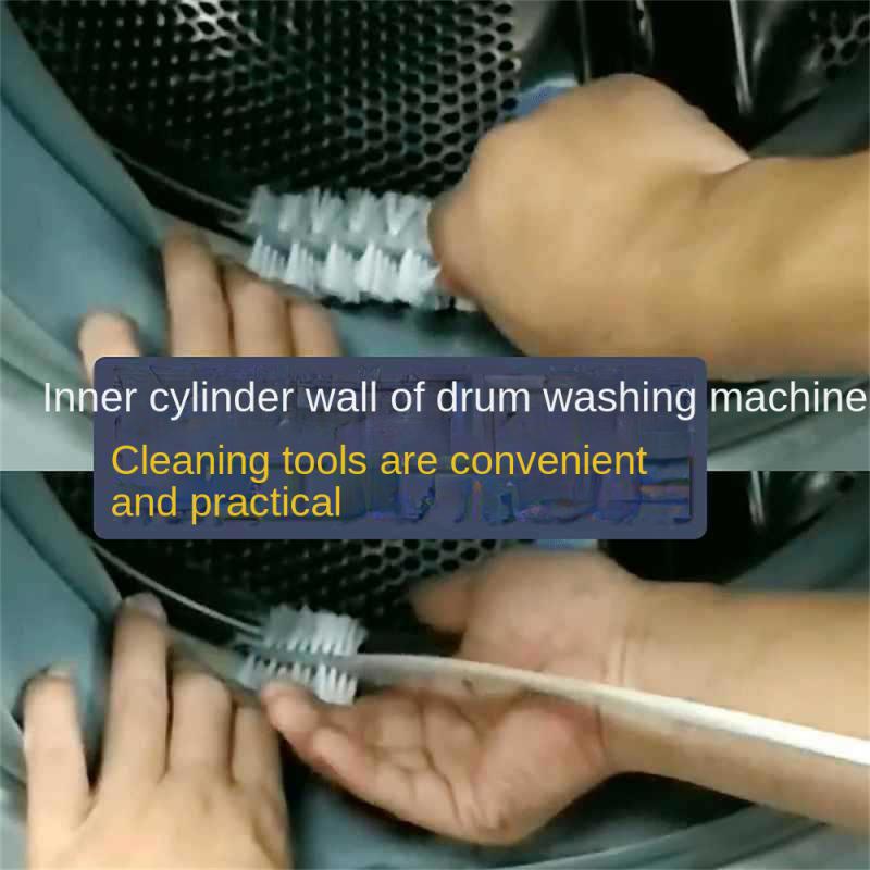 Universal Cleaning Brush Drum Washing Machine Cleaner Brush Radiator Dryer Machine Inner Barrel Long Brush Handle Washing Tool