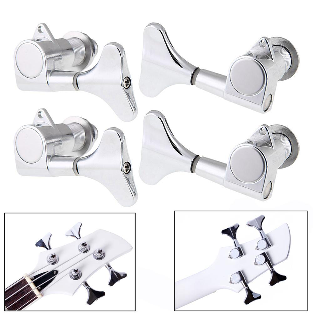 Electric Bass Tuning Pegs Tuners Machine Heads Knobs Set for Acoustic String Jazz Bass Replacement Music Instrument Parts