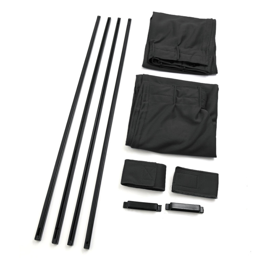 2Pcs Car Side Window Sunshade Curtains Auto Windows Sun Visor Blinds Cover Adjustable 70x47CM