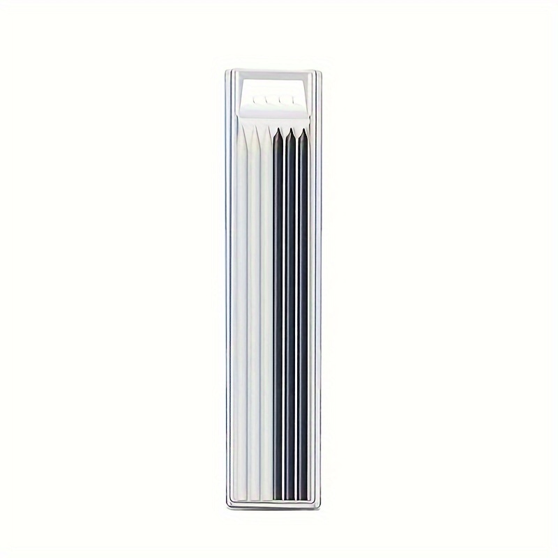 2.8mm Metal Aluminum Rod Deep Hole Woodworking Pen, Marking Pen, Solid Woodworking Mechanical Pencil, Built-in Pencil Sharpener: Clear