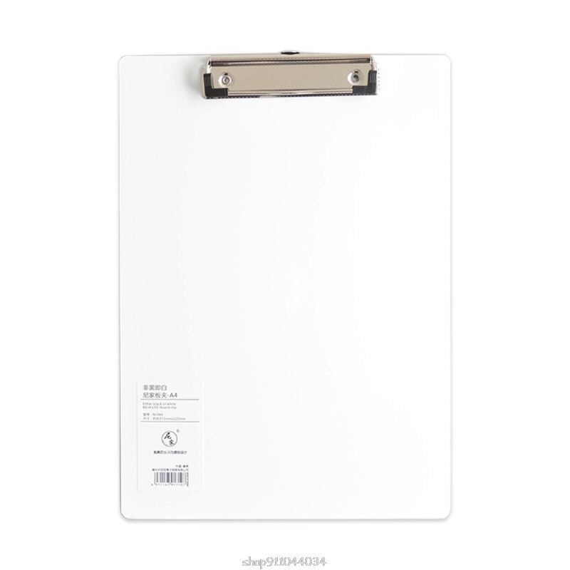 Simple A4 A5 Notepad Memo Pad Board Clip Loose-leaf Notebook File Writing Clamps Office School Supplies Mar15 21: Pink