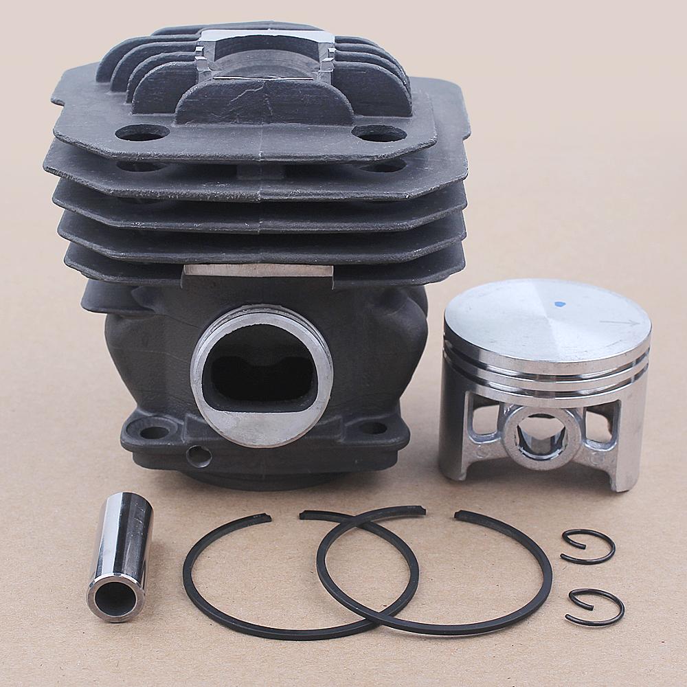 46mm cylinder stempel kit til oleo-mac 956 efco 156 emak 395023 motorsav oem 50012095 w ringstifter