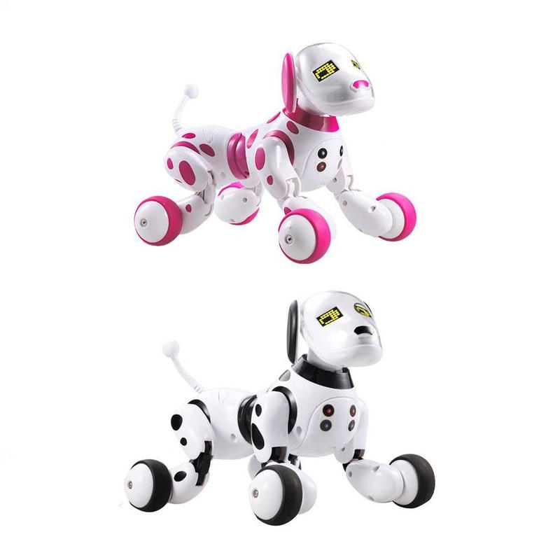 Perro Robot eléctrico inteligente para niños, juguete educativo para caminar, mascota de Control remoto