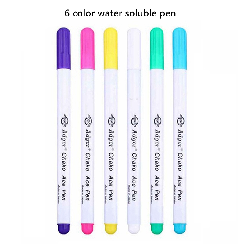 Haile Fabric Markers Fade Out for Drawing Lines Disappearing Marker Pens Patchwork Fabric PP Multi Purpose DIY Craft Sewing Tool: Mixed Color