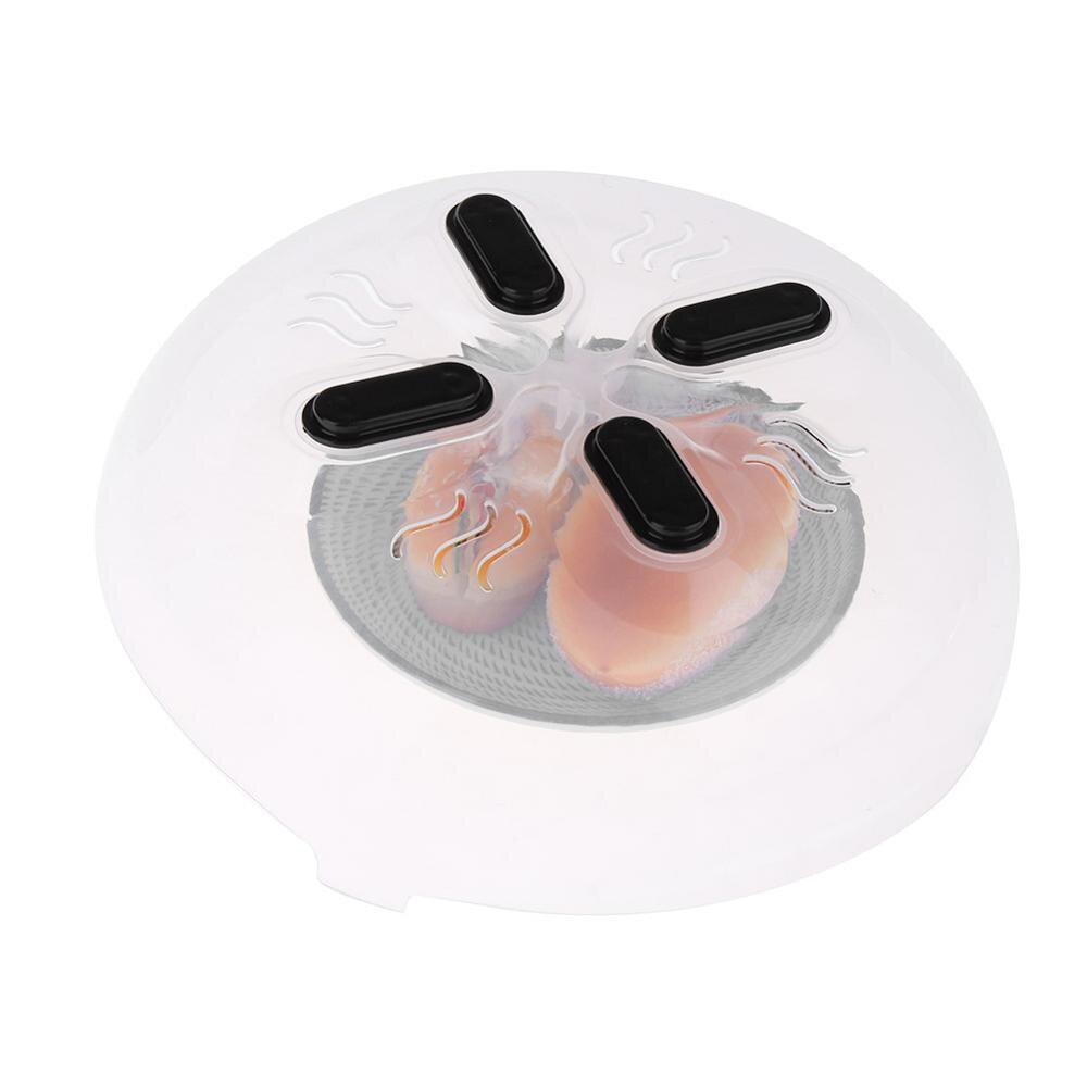 Microwave Food Anti-Sputtering Cover with Steam Vents Magnetic Splatter Lid Heat Resistant Food Splatter Guard