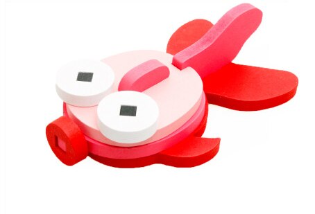 MWZ Cartoon zwierząt zabawki dla dzieci 3D puzzle drewniane puzzle dla dzieci nauka zabawki edukacyjne dla dzieci Handmade DIY zabawki: fish