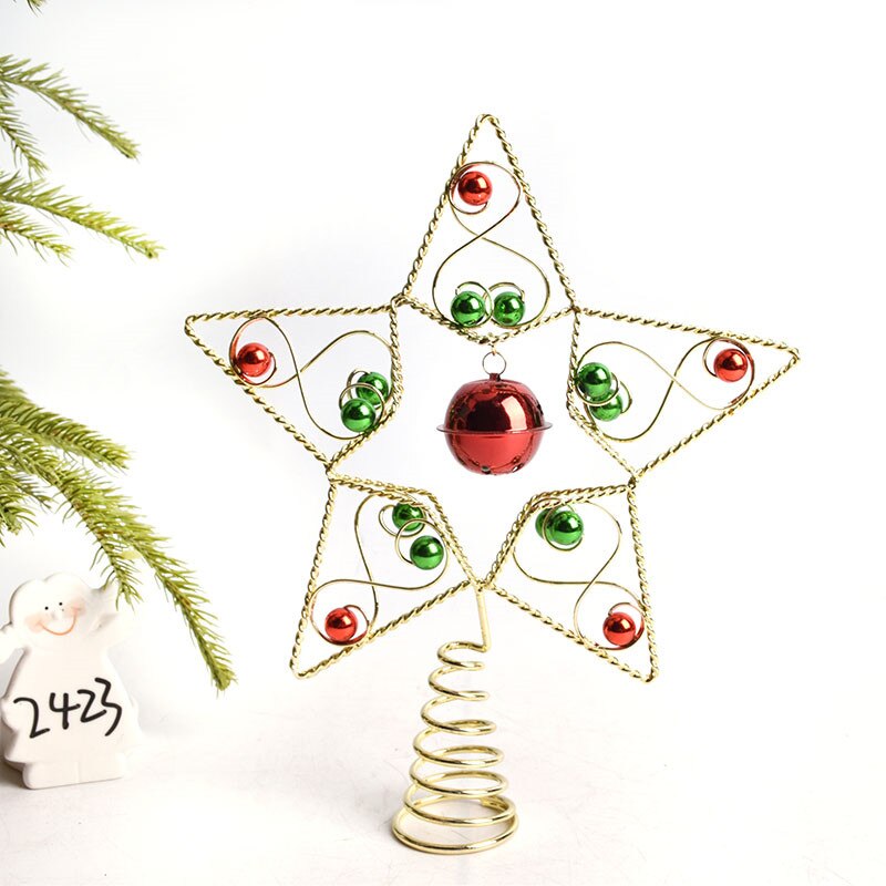 Christmas Decorations Scene Layout Christmas Tree Dress Up Tree Top Star Ornaments Christmas Tree Tree Top Star Ornaments M3353
