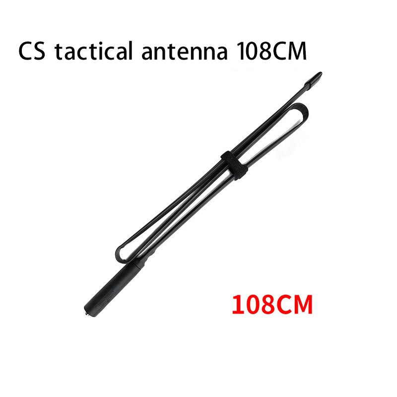 Cs Antenne 108Cm/42.5Inch Outdoor Walkie-Talkie Duimstok Antenne Handheld Uv Dual-Segment Antenne