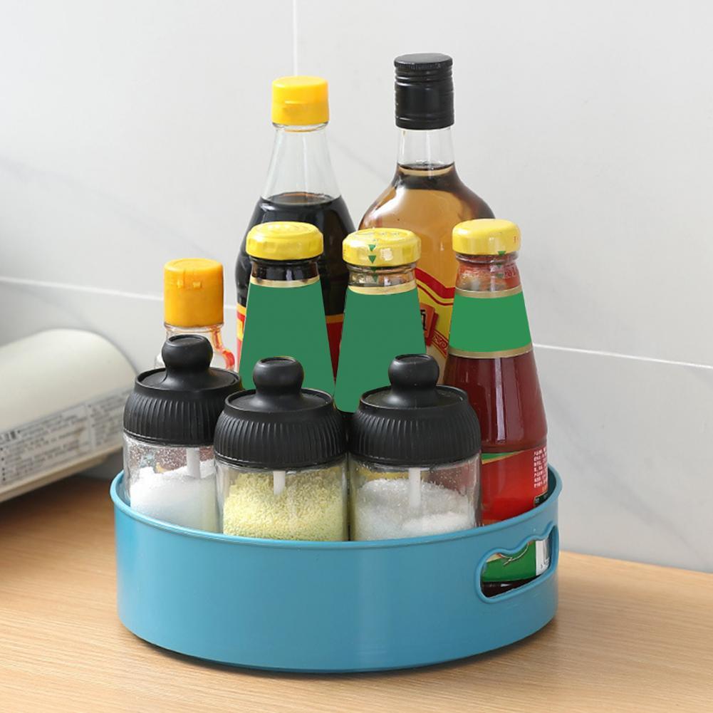 Plateau de plateau tournant super polyvalent plateau rotatif de cuisine Stable plateau de rangement rotatif réutilisable