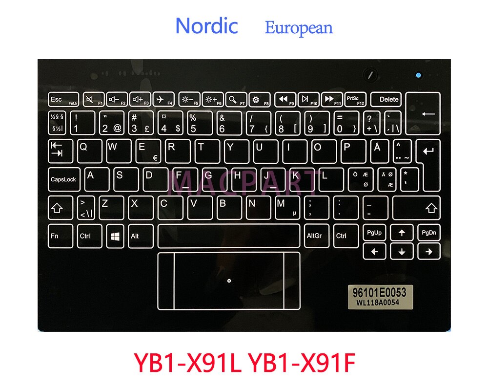 Original Keyboard for 10.1&quot; Lenovo Yoga Book Yogabook YB1-X90L YB1-X90F YB1-X91L YB1-X91F X90 X91 Palmrest Topcase Cover