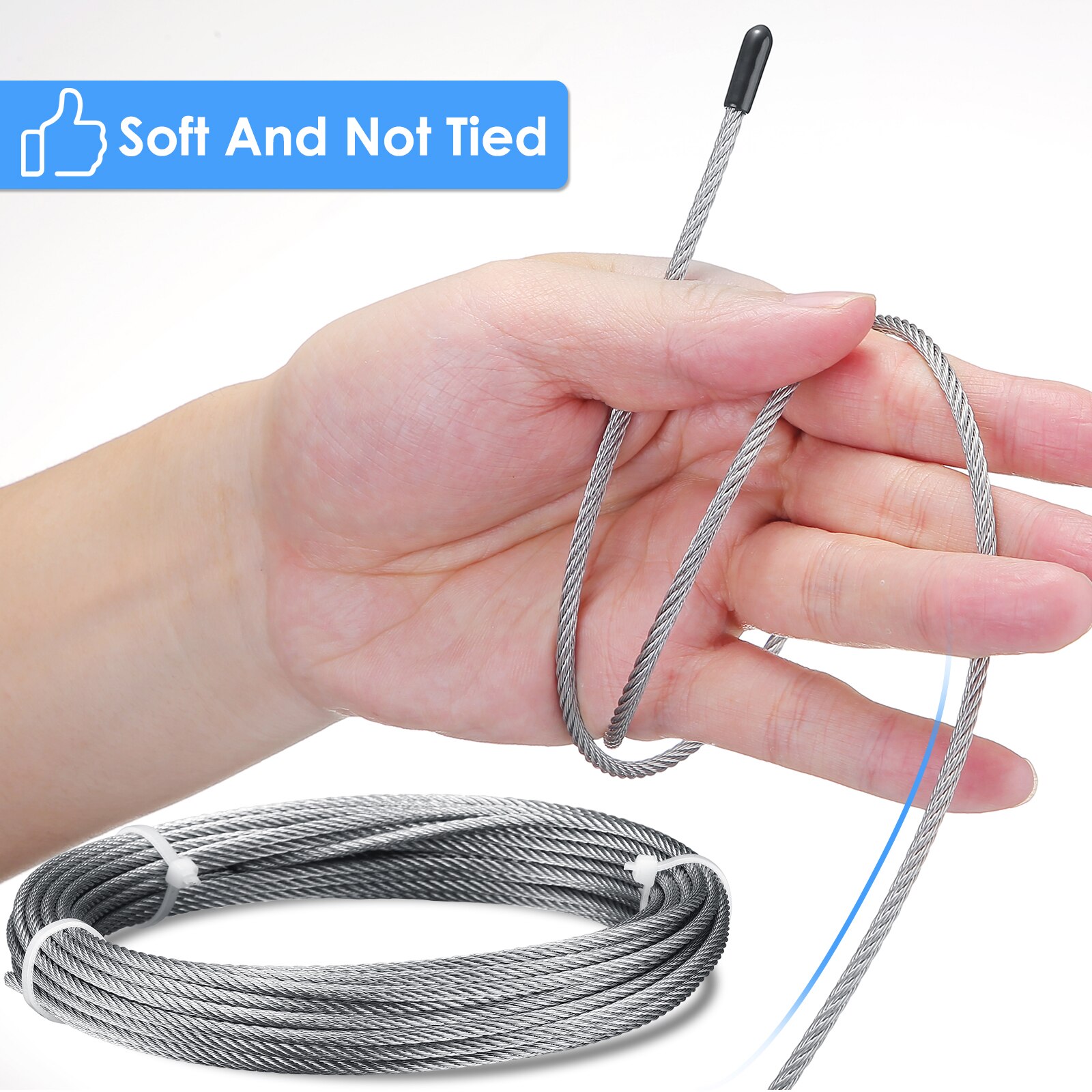 Stainless Steel Plant Climbing Green Wall Mesh Trellis Wire Mesh Fence Plants Anchoring Aid 8 Halter 12 m Rope Kit