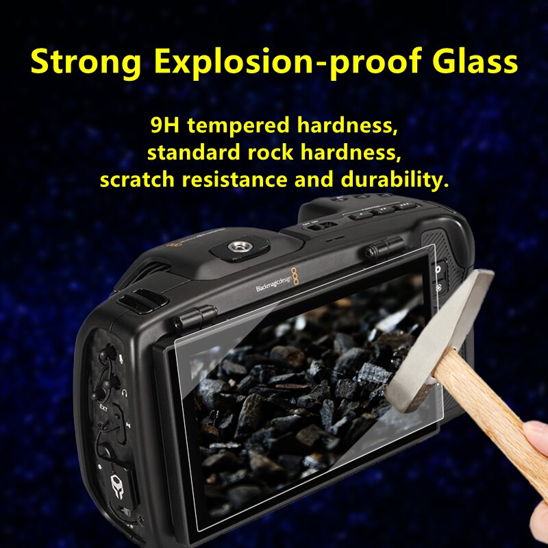 TILTA Flipscreen of BMPCC4K &amp; 6K Tempered Glass LCD Screen Protector Protection for Blackmagic Pocket Cinema Camera 4K