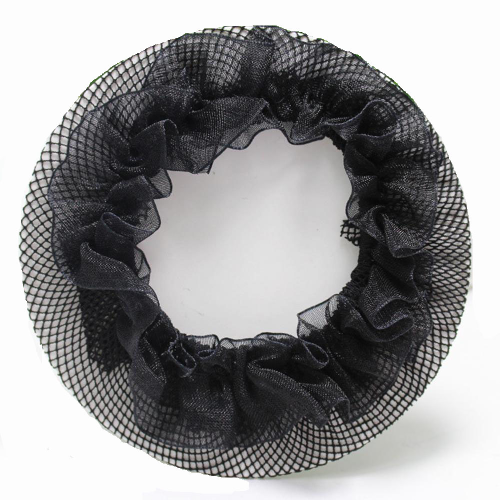 Dot fille femmes chignon couverture Snood filet à cheveux filets Latin Ballet danse patinage Crochet Snoods cheveux accessoires